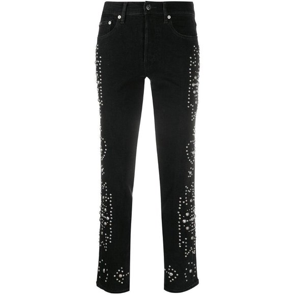 Polo Ralph Lauren Studded The Callen Embellished Jeans Black - Picture 3 of 7